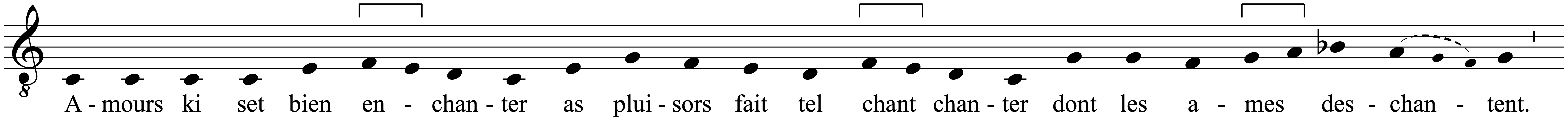 Work musical notation